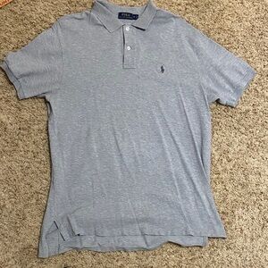 Polo by Ralph Lauren Heather Light Blue Short Sleeve Polo